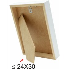 Wooden frame S223K 18x24 cm white