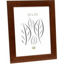 wooden frame S226H brown 18x24 cm