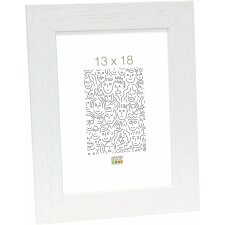wooden frame S226K white 15x21 cm