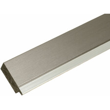 Kunststof lijst s41n staal-zilver 24x30 cm