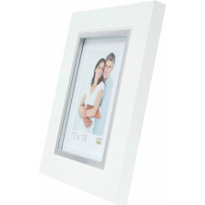 plastic frame S41N white-silver 15x15 cm
