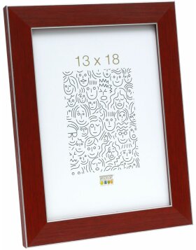 plastic frame S41VK4 red 15x30 cm