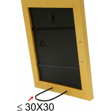 wooden frame S45YF yellow 20x25 cm
