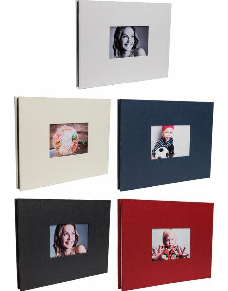 Album &agrave; vis Laddi 38x30 cm pages blanches et noires