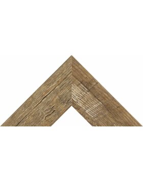 Marco de madera H750 cristal antirreflejos 15x21 cm roble