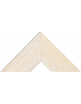Marco de madera H750 cristal antirreflejos 15x15 cm blanco