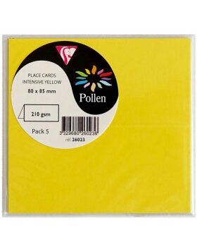 5 Tischaufsteller Pollen 85x80 mm