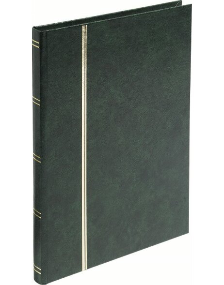 stamp album green 22,5x16,5 16 pages