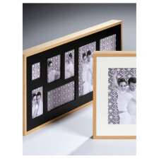 Gallery Frame Double 8 Photos natural - white