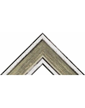 Rama drewniana H460 błoto zielone 10x20 cm szkło antyrefleksyjne