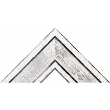 Marco de madera H460 plata 50x50 cm cristal antirreflejos