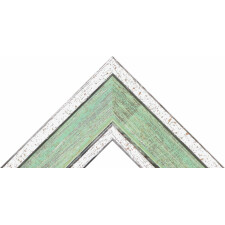Marco de madera H460 verde claro 13x18 cm marco vacío