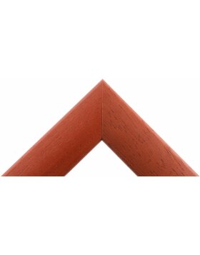 Rama drewniana H220 czerwona 7x10 cm szkło antyrefleksyjne