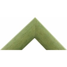 Cadre en bois H220 vert 10x10 cm verre antireflet