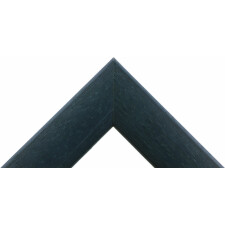 Marco de madera H220 azul oscuro 10x13 cm cristal antirreflejos