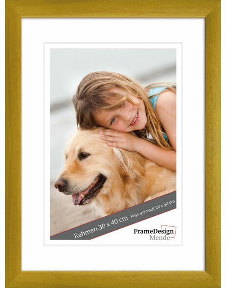 wooden frame H220 yellow 13x13 cm empty frame