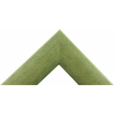 Cornice di legno H220 verde 20x28 cm vetro museale