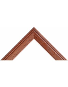 Rama drewniana H320 mahoń 30x40 cm szkło antyrefleksyjne
