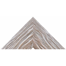 Rama drewniana H380 dąb bielony 20x60 cm szkło antyrefleksyjne
