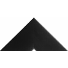 Cadre en bois H380 noir 10x20 cm verre acrylique