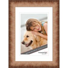wooden frame H620 brown 10x15 cm anti reflective glass