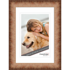 wooden frame H620 brown 10x20 cm anti reflective glass