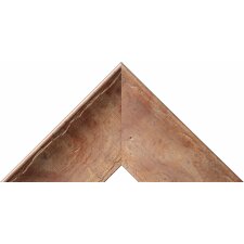 Marco de madera H620 antiguo 13x13 cm cristal acrílico marrón