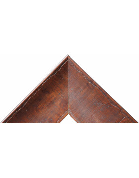 Marco de madera H620 antiguo 20x20 cm nogal cristal acrílico