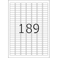 etiquetas herma a4 amarillo 25,4x10 mm papel mate 3780 piezas