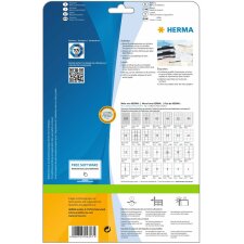 Etiketten Premium a4, wit 48,5x25,4 mm papier mat 1000 st.