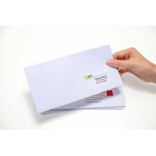 Etiquetas para direcciones Premium A4, papel blanco 99,1x38,1 mm mate 350 unid.