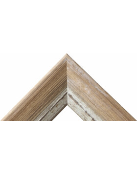 Marco de madera H640 marrón 10x15 cm cristal antirreflejos