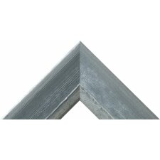 Telaio in legno H640 grigio 21x30 cm vetro antiriflesso