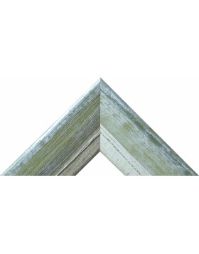Cadre en bois H640 vert 50x70 cm verre antireflet