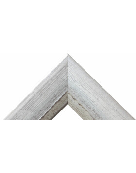 Marco de madera H640 blanco 10x10 cm cristal acrílico