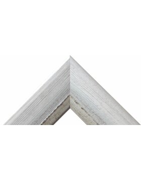 Marco de madera H640 blanco 24x30 cm cristal acrílico