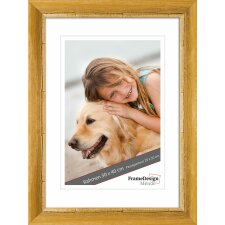 wooden frame H640 yellow 10x13 cm empty frame