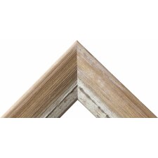 Marco de madera H640 marrón 10x30 cm marco vacío