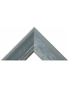 Marco de madera H640 gris 30x45 cm cristal normal