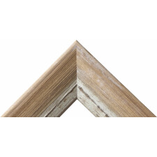 Marco de madera H640 marrón 50x60 cm cristal normal