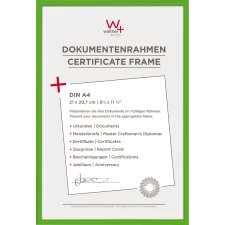 Walther Kunststoffrahmen New Lifestyle grasgrün 21x29,7 cm DIN A4