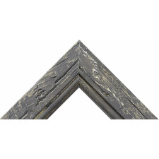 Marco de madera H660 negro 20x60 cm cristal normal