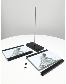 Fototurm Turn in schwarz für 4 Fotos in 10x15