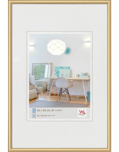 Walther plastic frame New Lifestyle gold 40x60 cm
