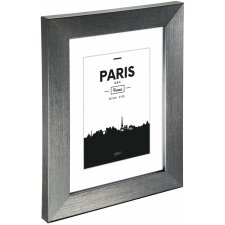 Cornice in plastica Paris, contrasto grigio, 20 x 30 cm