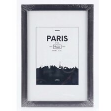 Cornice in plastica Paris, contrasto grigio, 20 x 30 cm