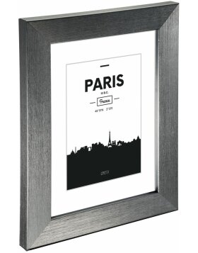 Kunststoffrahmen Paris, Kontrastgrau, 30 x 40 cm