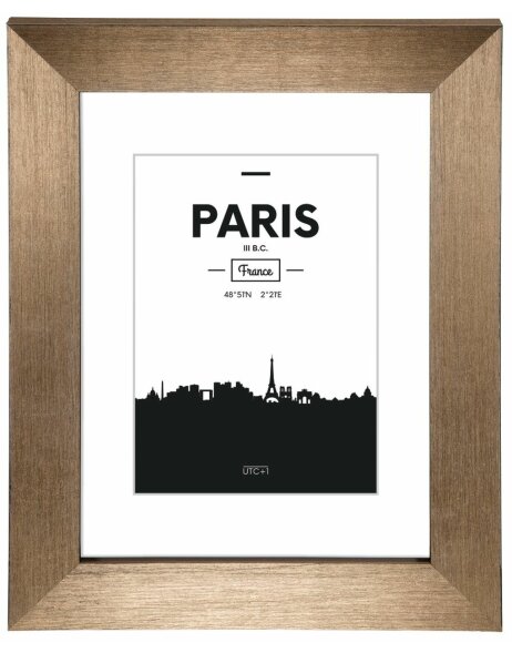 Kunststoffrahmen Paris, Kupfer, 13 x 18 cm