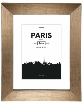 Cadre plastique Paris, cuivre, 15 x 20 cm