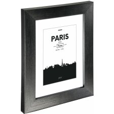 Plastikowa ramka Paris, czarna, 10 x 15 cm